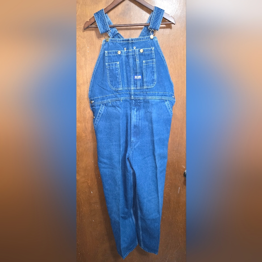 Men's Blue Denim Overalls
